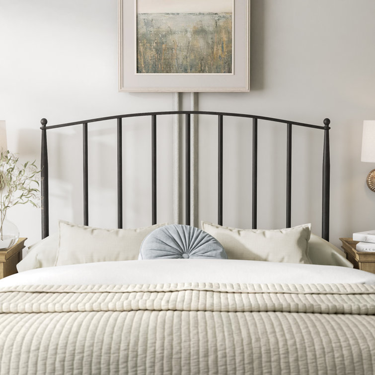 Tall metal headboard deals queen